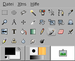 Aktuelles Bild in der Werkzeugleiste